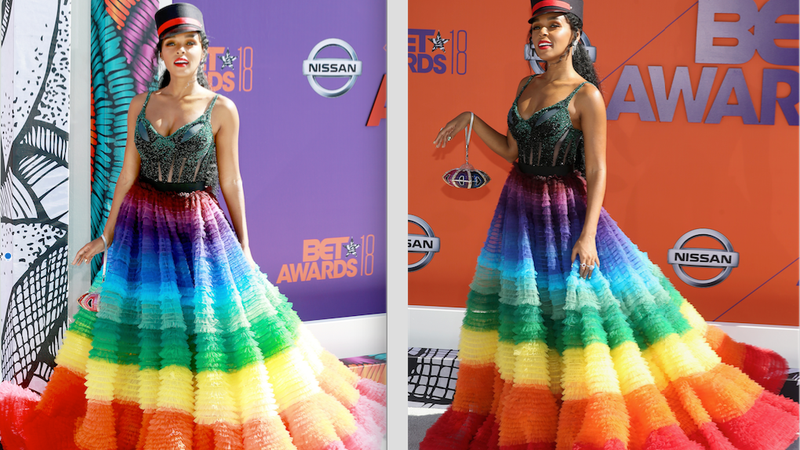Illustration for article titled Janelle Monae Did Not Fuck Around With Her Pride Look at the BET Awards
